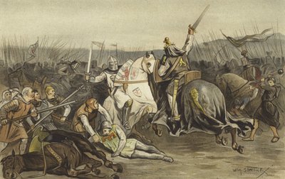 Battle of Worringen, 5 June 1288 by Willem II Steelink